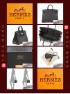 HERMES BIRKIN 25 (Pre-owned) - Black, Epsom leather, Ghw